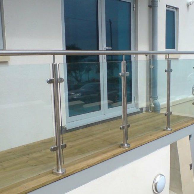 Luxury Glass Staircase Railing